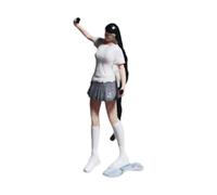 DEVNWIGMO Miniature Figurine Modèle Résine Personnage Sculpture Ornement Scène Accessoire Convient à Micro Photographie Collection Décoration Ha, Top Blanc Femelle