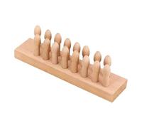 DEVNWIGMO Planche Massage Pieds Dispositif Réflexologie Plantaire Ergonomique Bois Naturel Surface Douce Convivial pour Tous Âges Massage Quotidien Adaptée Vie, Doubles Rangées