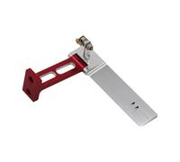 DEVNWIGMO RC Bateau Upgrade Aluminium Alliage Hélice CNC Pièces Modification Gouvernail Direction Adaptée pour Amateur de Bateaux Compétition Loisirs D'Extérieu, Gouvernail à Aspiration, 95x71 Mm