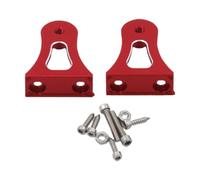DEVNWIGMO RC Bateau Upgrade Aluminium Alliage Hélice CNC Pièces Modification Gouvernail Direction Adaptée pour Amateur de Bateaux Compétition Loisirs D'Extérieu, Assiette Déprimée, 21x25 Mm