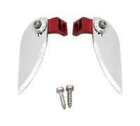 DEVNWIGMO RC Bateau Upgrade Aluminium Alliage Hélice CNC Pièces Modification Gouvernail Direction Adaptée pour Amateur de Bateaux Compétition Loisirs D'Extérieu, Jet D'eau, 55x20 Mm