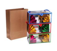 DEVNWIGMO Sac en Papier avec Boîte à Fleurs (Effet de Gros Plan) - Accessoire Idéal pour Une Fête Scolaire