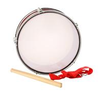 DEVNWIGMO Snare Drum Tambour Musical Percussion Caisse Claire avec et Sangle Acier Inoxydable Tête Pet Ton Pur Adapté pour Débutants Enfants Adultes F, Rouge