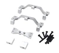 DEVNWIGMO Support de Base de Biellette de Traction, Siège, Essieu de Voiture RC, Support de Servo En Métal, Module de Conversion, Pièce de Connexion pour Projet, Argent