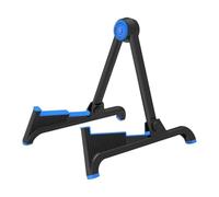 DEVNWIGMO Support de Guitare Pliable Porte-guitare Électrique Support D'Instruments Universel Stand Rétractable Fabriqué En Nylon TPU Adapté à La Maison Événeme, Bleu Noir