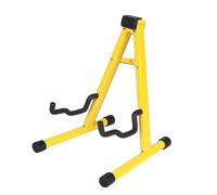 DEVNWIGMO Support de Guitare Socle Pliable Structure Universelle Support Instrument Musique Sécurisé Coussin Mousse Eva Convient Spectacle Soirée, Jaune