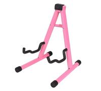 DEVNWIGMO Support de Guitare Socle Pliable Structure Universelle Support Instrument Musique Sécurisé Coussin Mousse Eva Convient Spectacle Soirée, Rose
