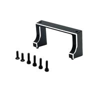 DEVNWIGMO Support de Servomoteur RC Accessoire Aluminium 6061 CNC Support Bracket Montage Servomoteur avec Vis Pièce de Direction pour Micro B 1/24 Convient Aux, Noir