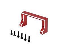 DEVNWIGMO Support de Servomoteur RC Accessoire Aluminium 6061 CNC Support Bracket Montage Servomoteur avec Vis Pièce de Direction pour Micro B 1/24 Convient Aux, Rouge