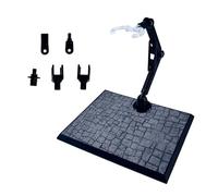 DEVNWIGMO Support pour Figurine Articulée avec Système D'Assemblage Rapide Base pour Maquette En Métal et PP Accessoires Stables Réglables Adaptés à L'Expositio, Style C