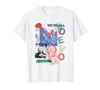 Devo Chaos Collage Colorful Icons New Wave Punk Vintage Band T-Shirt