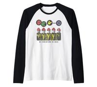Devo De-Evolution is Real Photo New Wave Punk Vintage Band Manche Raglan