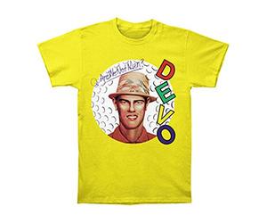 Devo Q: are we Not Men? T-Shirt Jaune, Taille M