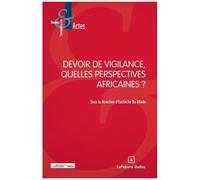 Devoir De Vigilance, Quelles Perspectives Africaines ?