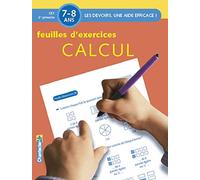 DEVOIRS CALCUL FEUILLES D'EXERCICES (7-8 A.)