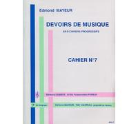 Devoirs de musique cahier 7 --- formation musicale