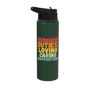 Devoirs du mari Aimer, prendre soin du mari Stainless Steel Insulated Water Bottle