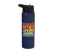 Devoirs du mari Aimer, prendre soin du mari Stainless Steel Insulated Water Bottle