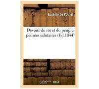 Devoirs Du Roi Et Du Peuple, Pensées Salutaires