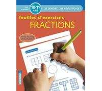 DEVOIRS FRACTIONS CM2 10-11 ANS - FEUILLES D'EXERCICES