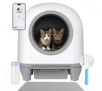 Devoko Litière Auto-nettoyante pour Chat - 90 l - Grand Espace - Élimination des odeurs - Contrôle par Application - 9 Protections de capteur - Litière Automatique pour Plusieurs Chats