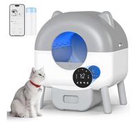 Devoko Litière Automatique Auto-nettoyante pour Chat - Grande capacité avec contrôle par Application - Bac à litière Intelligent pour Multi-Chats, incluant Tapis de litière