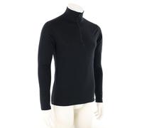 Devold Breeze Plus Merino 200 Zip Neck Hommes T-shirt fonctionnel S Noir