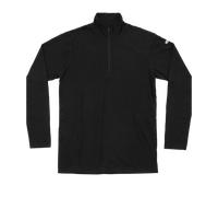 Devold Breeze Plus Merino 200 Zip Neck Hommes T-shirt fonctionnel L Noir