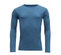 Devold - Breeze Shirt - Sous-vêtement mérinos - L - blue melange