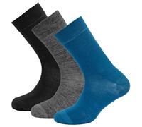 Devold - Daily Merino Light Sock 3-Pack - Chaussettes multifonctions - EU 41-46 - flood mix