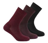 Devold Of Norway Daily Merino Medium Long Socks 3 Pairs Rouge,Noir EU 36-40 Femme