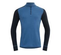 Sous maillot devold duo active merino 205 z neck bleu homme