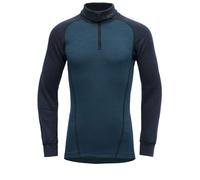 Devold Of Norway Duo Active Merino Half Zip Long Sleeve T-shirt Bleu 12 Years Garçons,Filles