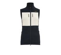 Devold - Egga Grid Merino Vest - Veste en laine mérinos femme Ink / Offwhite - S