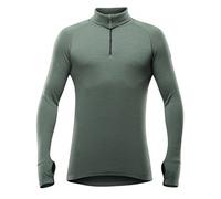 T-shirt thermique homme à manches longues Devold Expedition col roulé avec fermeture éclair L forêt