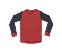 Devold - Expedition Merino Shirt Kid - Maillot thermique laine mérinos enfant Night / Beauty - 6 ans