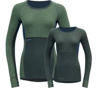 Devold Femme Chemise à manches longues Mérinos TUVEGGA woods vert - XS