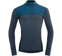 Devold - Lauparen Merino 190 Zip Neck - Sous-vêtement mérinos - S - flood / night / ink