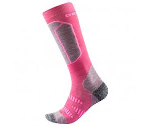 Devold - Kid's Alpine Sock - Chaussettes de ski - EU 25-27 - cerise