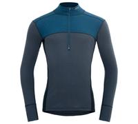 Devold - Lauparen Merino 190 Zip Neck - Sous-vêtement mérinos - L - flood / night / ink