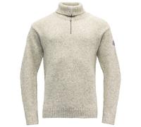 Devold - Nansen Sweater Zip Neck - Pull en laine mérinos - XXL - grey melange