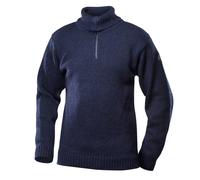 Devold Nansen Zip Neck XL mélange bleu foncé