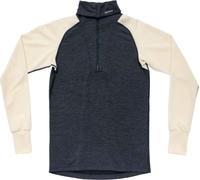 Devold of Norway - Sous-vêtement thermique en laine de mérinos et soie - Expedition Merino Silk Zip M Ink/Offwhite pour Homme en Laine - Taille M - Blanc M