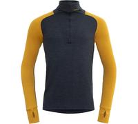 Devold of Norway - Sous-vêtement thermique en laine de mérinos - Expedition Merino Silk Zip M Ink Arrowwood pour Homme en Laine - Taille XL - Navy Navy XL