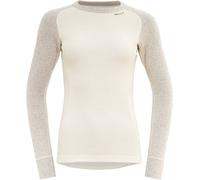 Devold of Norway - T-shirt thermique en laine de mérinos - Duo Active Merino 205 Shirt W Raw White pour Femme en Laine - Taille M - Beige Beige M