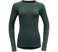 Devold of Norway - T-shirt thermique en laine de mérinos - Duo Active Merino 205 Shirt W Woods pour Femme en Laine - Taille XS - Vert Vert XS