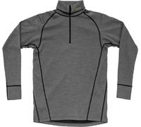 Devold of Norway - T-shirt thermique en laine de mérinos - Duo Active Merino 205 Z.Neck M Castlerock pour Homme en Laine - Taille L - Gris Gris L