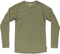 Devold of Norway - T-shirt thermique en laine de mérinos - Lauparen Merino 190 Base Shirt M Lichen pour Homme en Laine - Taille XL - Vert Vert XL