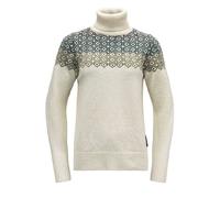Devold Pull col haut en laine Syvde pour femme L blanc cassé