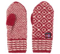 Devold - Svalbard Wool Mitten - Gants - L - hindberry / off-white